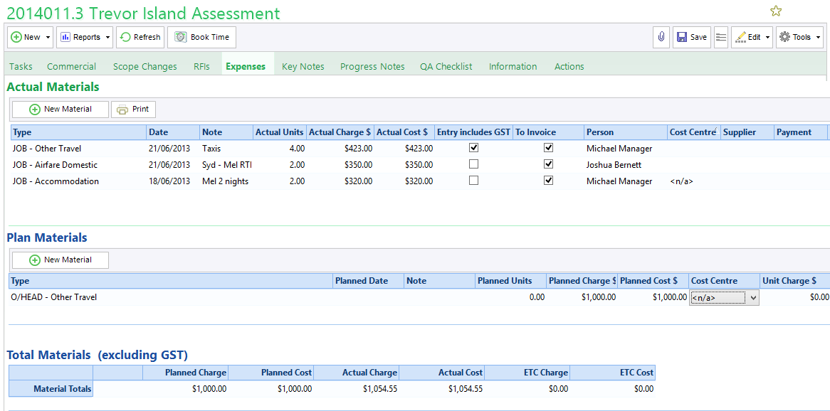 Disbursements Expenses