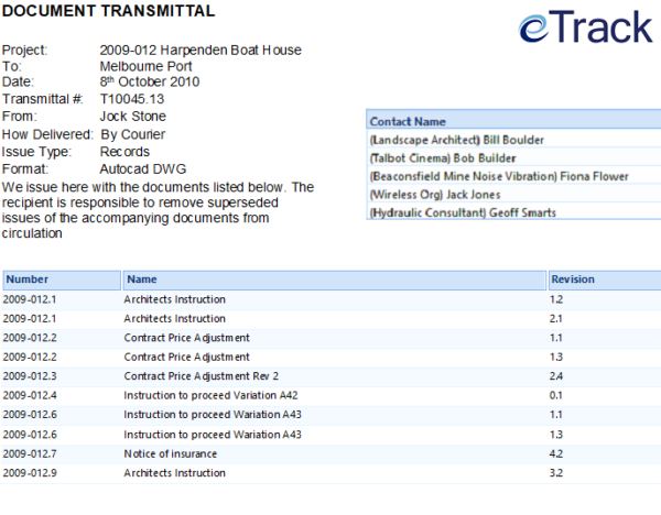 Documents, Files & Transmittals - NDIS - eTrack Practice Management ...
